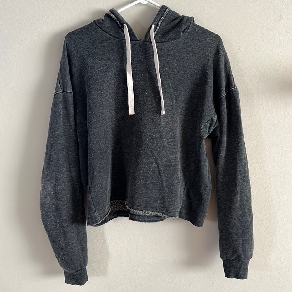 Size medium cropped hoodie.